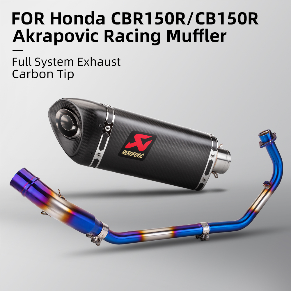 HONDA 適用於本田 CBR150 CBR150R CB150R 2016-2023 摩托車排氣彎頭消音器滑動式前連接