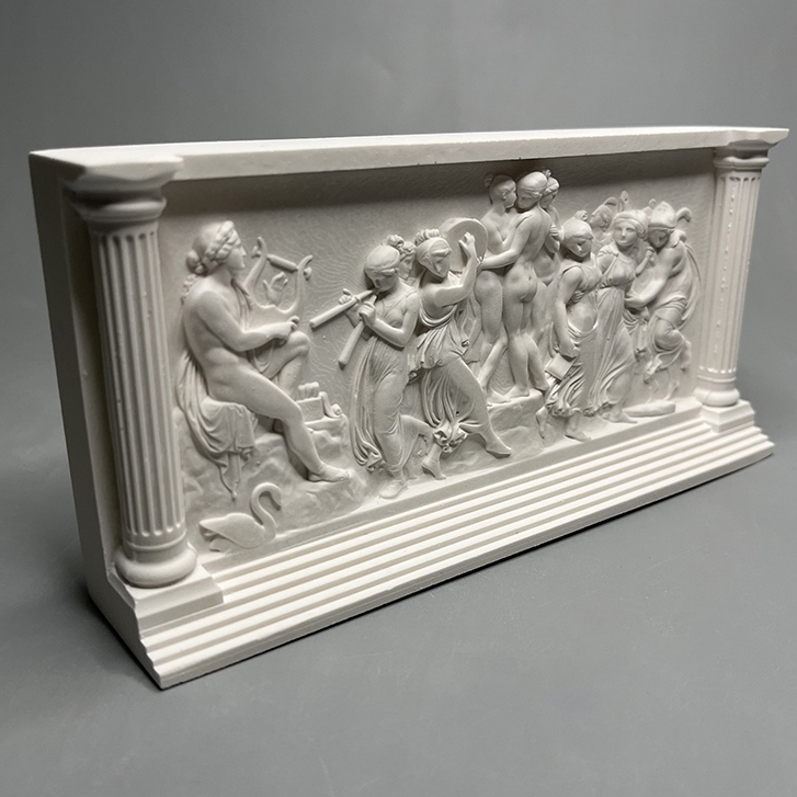【文青福利社--博物館系列】舞蹈的繆斯女神石膏像 古羅馬石膏雕塑模型  創意個性桌面擺件 小眾禮品 美術教具模型