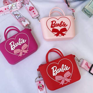 芭比新款手提包 兒童包包 可愛卡通零錢卡包 女生化妝品包 收納包