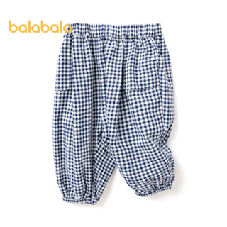 balabala 嬰兒褲嬰兒長褲男童休閒褲柔軟夏季外套酷感舒適時尚寬鬆