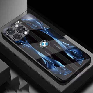 BMW 時尚豪華汽車圖案寶馬手機殼適用於 Iphone 手機殼 11 14 Pro Max 15 X Xs Xr 13