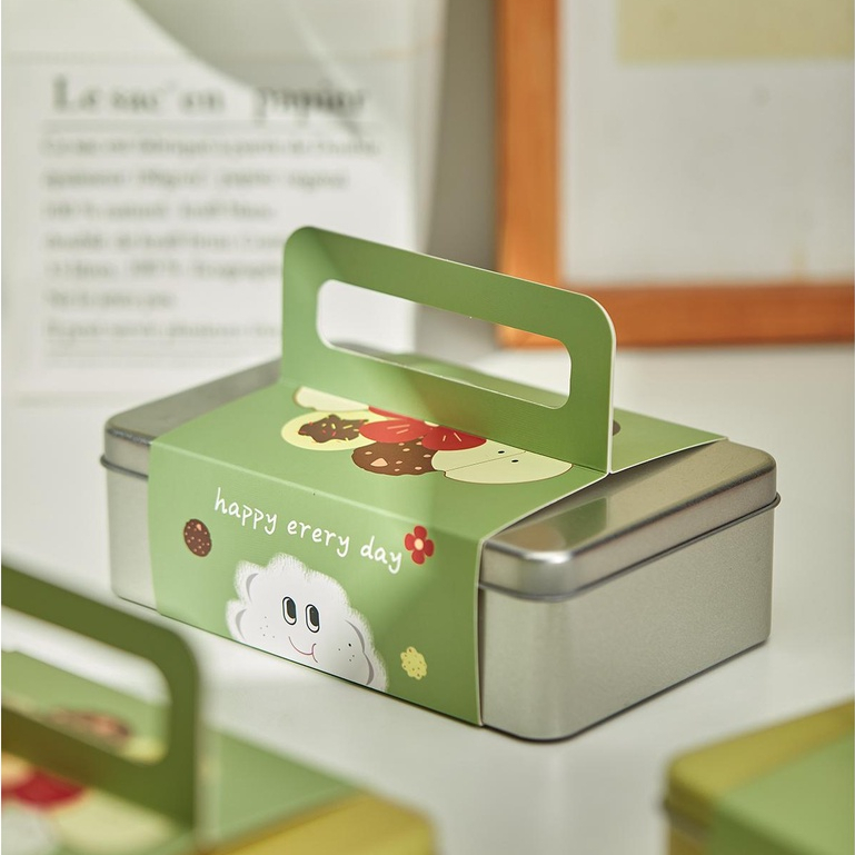 【月餅禮盒】【現貨】提拉米蘇蛋糕鐵盒 鳳梨酥馬口鐵盒子 曲奇餅乾烘焙點心包裝盒 可訂製