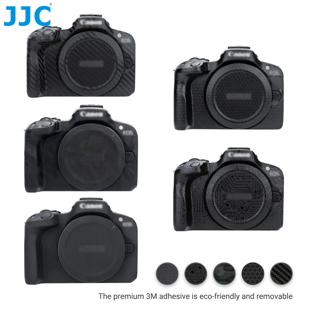 JJC SS-EOSR50 佳能相機包膜 Canon EOS R50 專用  3M無痕膠防刮裝飾保護貼紙