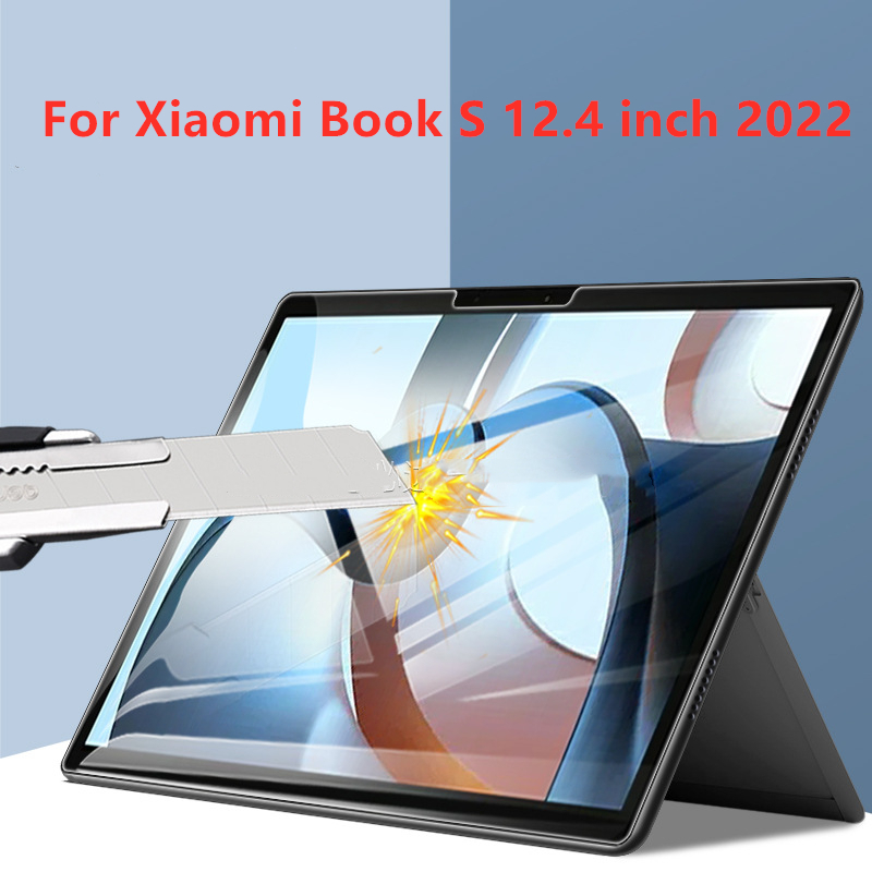 XIAOMI 適用於小米 Book S 12.4 英寸 2022 平板電腦保護膜保護膜鋼化玻璃屏幕保護膜