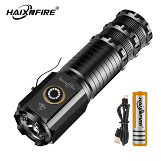 Haixnfire X46野營手電筒USB充電泛光燈LED迷你手電筒工作燈維修燈燒烤燈家用應急燈