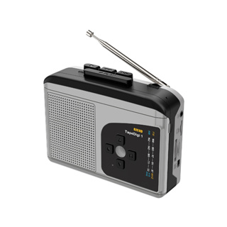 Ezcap234 盒式磁帶播放器便攜式 AM FM 收音機盒式磁帶到 MP3 轉換器錄音機內置揚聲器帶耳機插孔