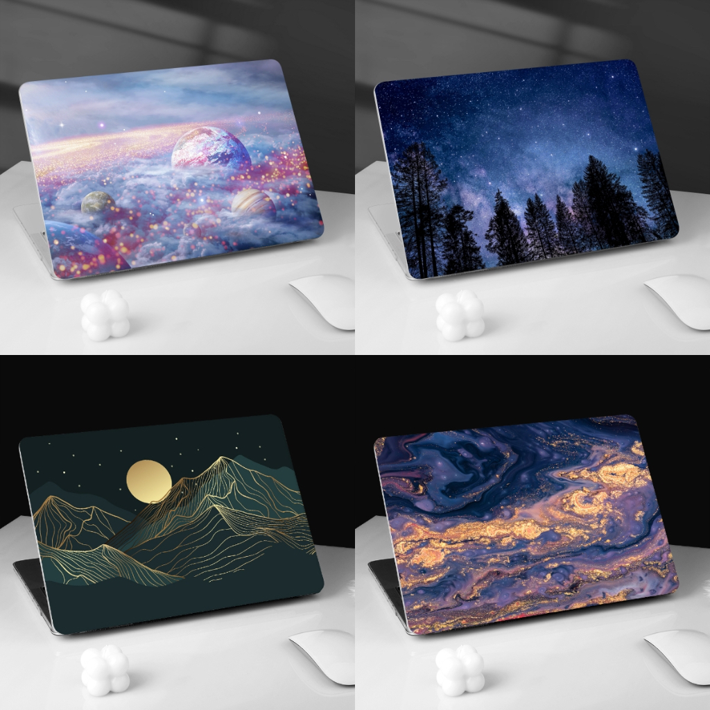 紫色空間打印盒兼容 MacBook Air 15 A2941 M2 2023 Pro 14 16 2023 M2 202