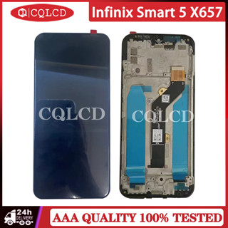適用於 infinix Smart 5 X657 LCD 帶邊框顯示面板螢幕維修零件更換