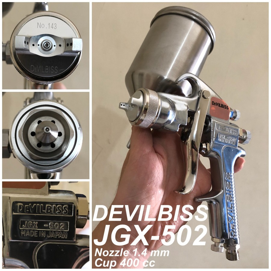 Devilbiss JGX-502噴嘴1.4尖400ml杯