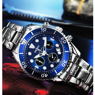【現貨出貨】SEIKO精工手錶 時尚腕錶 石英機芯腕錶 男士商務手錶 不鏽鋼錶殼 運動學生手錶 型男手錶 防水計時手錶