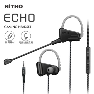 【NiTHO】耐托 Echo 電競耳機 耳麥 電競麥克風耳機 澎湃音效 高音質耳機 有線耳機 入耳式遊戲耳機