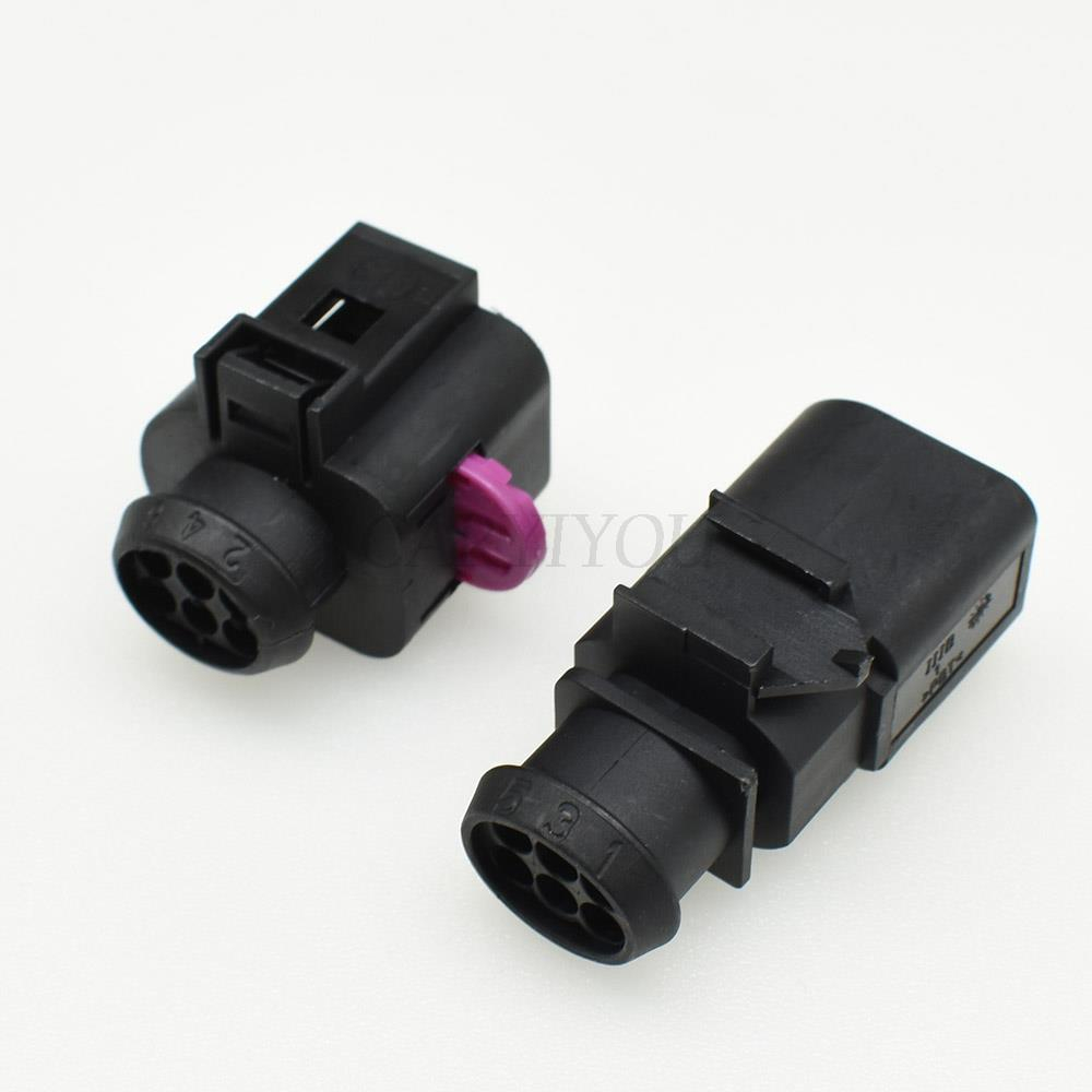 1 套 6 針 1.5 毫米自動溫度傳感器插頭防水電線連接器,適用於汽車卡車大眾 3B0973813 1j0973713