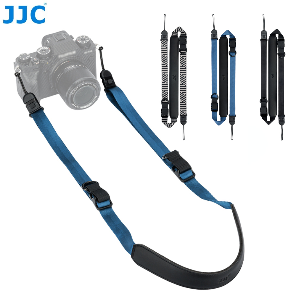 JJC 專利新款快攝肩帶 微單相機專用 80KG承重 PD同款 帶快拆扣和阿卡式快裝板底座 汽車安全帶材質 超強安全背帶