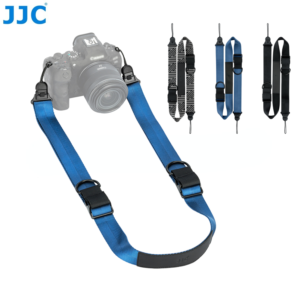 JJC QRS-D1 單眼相機背帶快拆 專利新款快攝肩帶 阿卡式快裝板揹帶 90KG承重 汽車安全帶材質 超纖皮革肩墊
