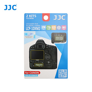 JJC 相機螢幕保護貼 2片裝PET軟膜 Canon EOS 1D X Mark II LCD 屏幕防刮保護膜