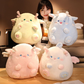 可愛胖墩龍毛絨玩具公仔可愛少女心玩偶布娃娃睡覺抱枕生日禮物女