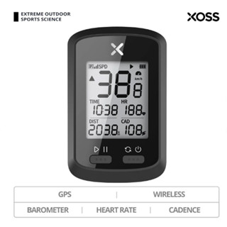 Xoss G+ 自行車車速表無線防水 IPX7 Type-C 可充電自行車電腦 GPS 1.8 英寸液晶顯示屏藍牙 AN