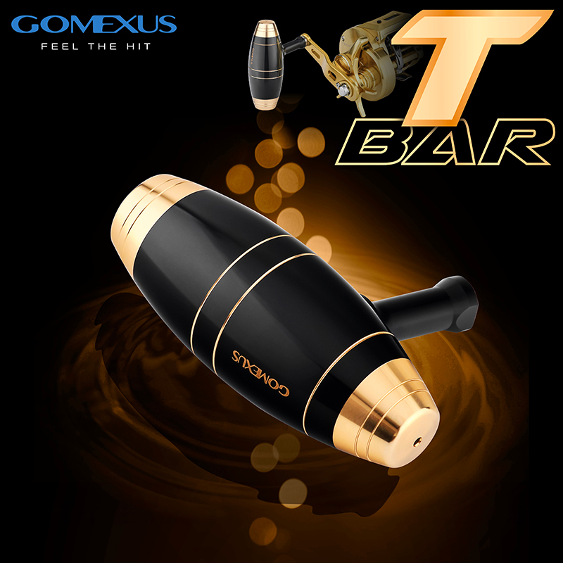 【GOMEXUS】海钓jigging改裝T型握丸適用shimano daiwa捲線器磯釣釣魚t-bar