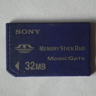 Sony 索尼 32MB Memory Stick Duo MagicGate 記憶棒