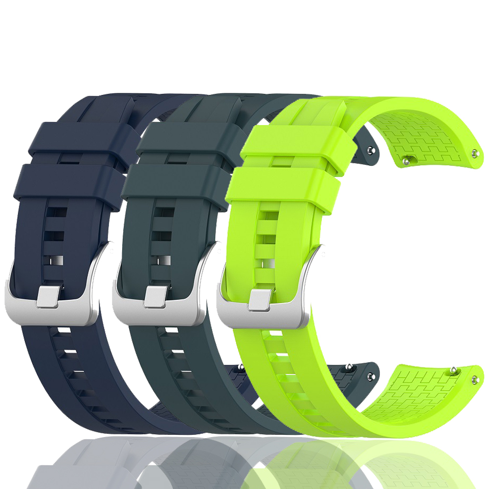 適用於 DIZO Watch 2 運動腕帶 DIZO Watch R 22 毫米矽膠替換錶帶適用於 DIZO Watch