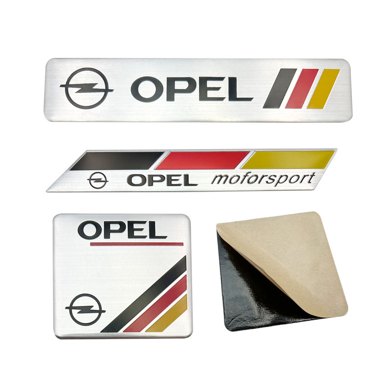Opel Logo車貼長方形方形後行李箱擋泥板側車身改裝配件裝飾貼紙貼花標誌