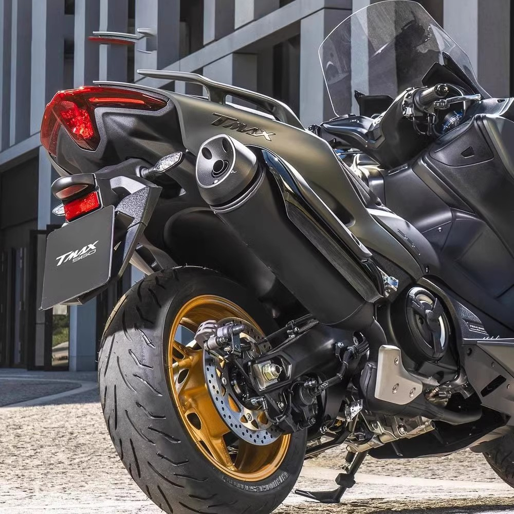 適用 YAMAHA TMAX 530 2017-2019 T-MAX 560 2017-2021機車排氣管消聲器隔熱罩