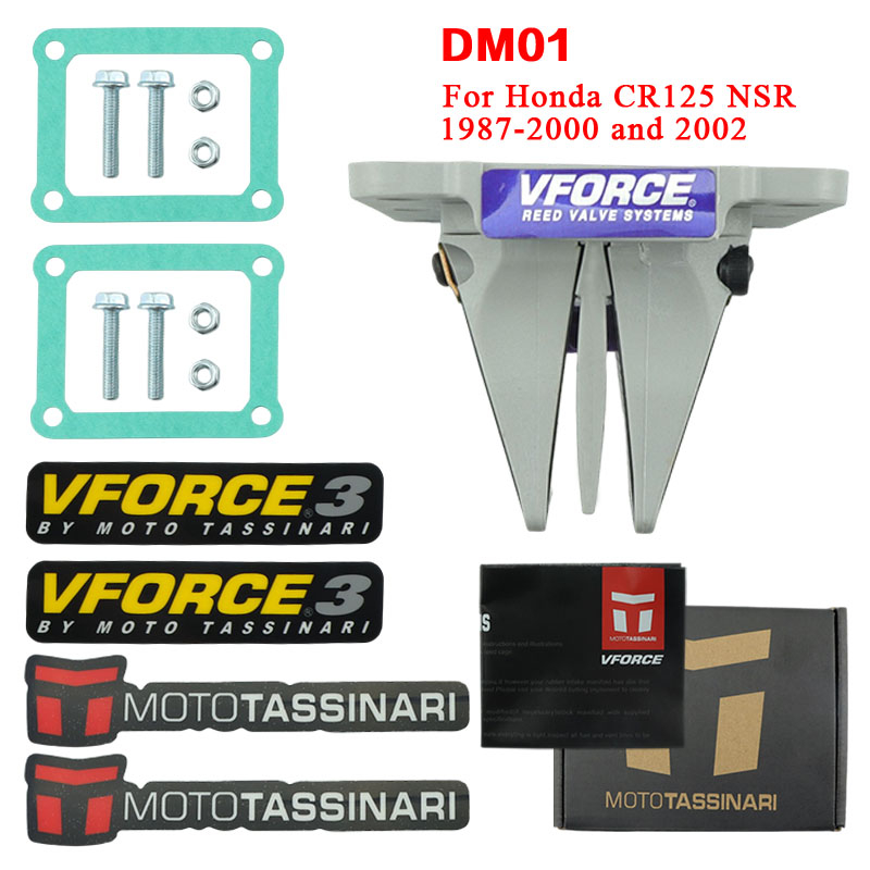 VFORCE V FORCE 3 VForce3 簧片閥系統 DM 01 NXR 適用於本田 cr125R NSR