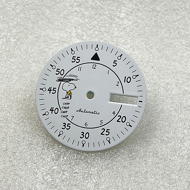 28.5 毫米非發光手錶錶盤替換手錶配件適用於 NH36A/4R36 機芯