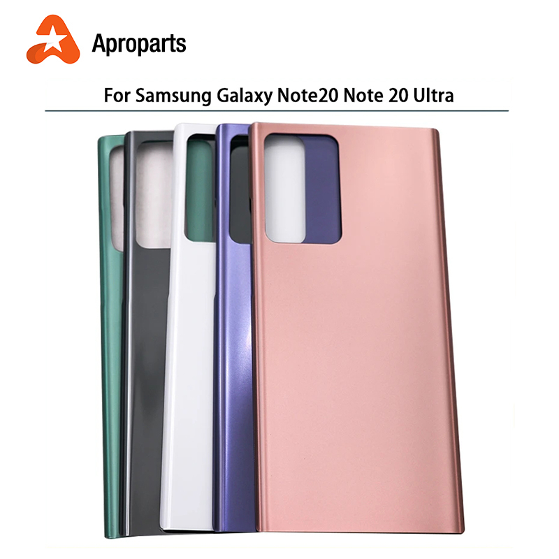SAMSUNG 適用於三星 Galaxy Note20 Note 20 Ultra N980 電池後蓋後門 3D 玻璃面