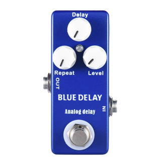Mosky BLUE DELAY 模擬吉他踏板合成器電吉他零件配件電源踏板顫音效果器