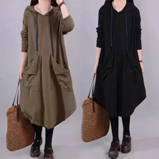 5xl 超大號女式連帽衫寬鬆上衣長袖 Wanita Baju 上衣 Blus V 領尼龍襯衫秋季 #8959