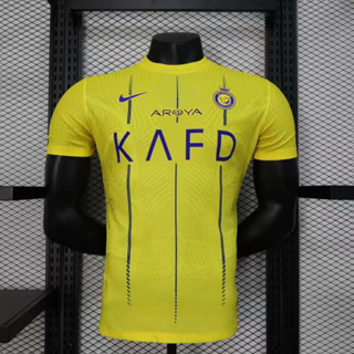 23-24 Al-Nassr FC Home [球員版] 足球球衣 S-XXL * 高品質 * T 恤