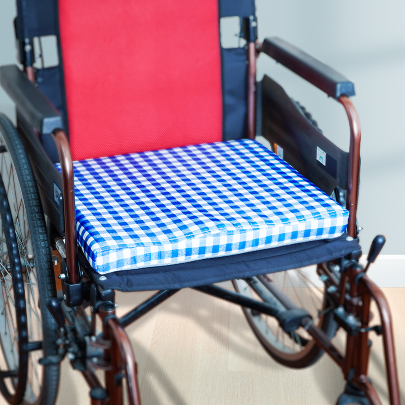 輪椅防褥瘡坐墊防水專用老人癱瘓病人防壓瘡墊子電動輪椅配件坐墊
