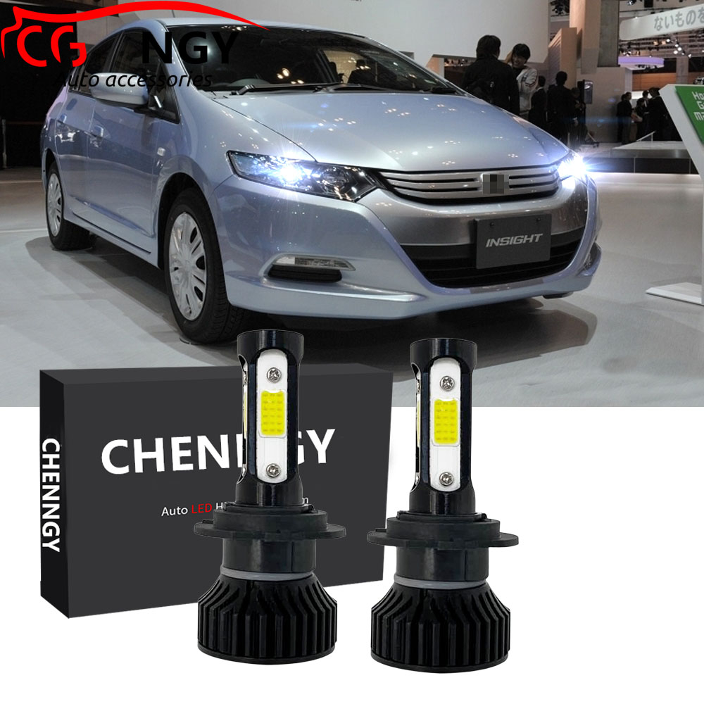 適用於 Honda Insight 2009-2011 2012-2014(前照燈燈泡)- V4 6000K LED 燈