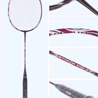 快速交貨 Yonex 球拍 Astrox 100ZZ Kurenai 羽毛球自由佩戴和捆綁球拍包原裝