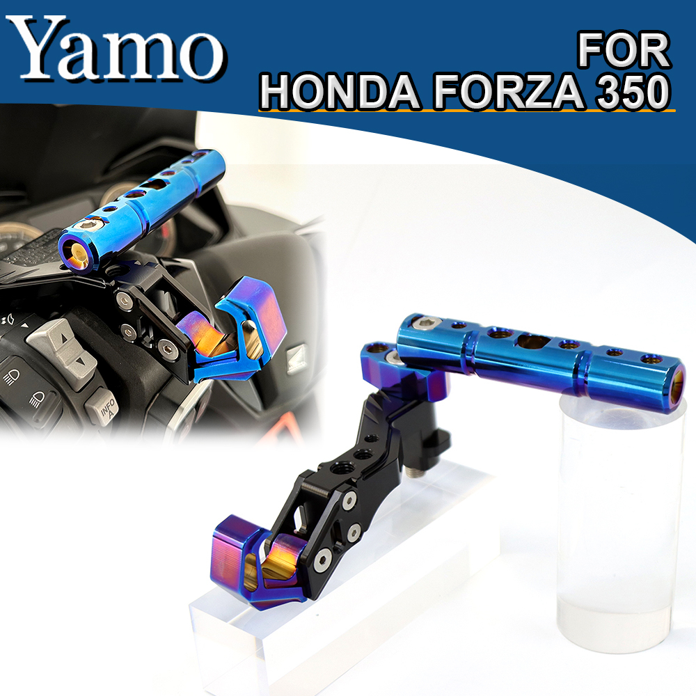 HONDA 適用於本田 FORZA350 NSS350 20-23 改裝後視鏡收納掛鉤行李掛鉤平衡桿 CNC鋁合金掛鉤