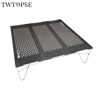 Twtopse折疊空心桌戶外野營徒步輕便鋁合金桌15kg承重帶收納袋