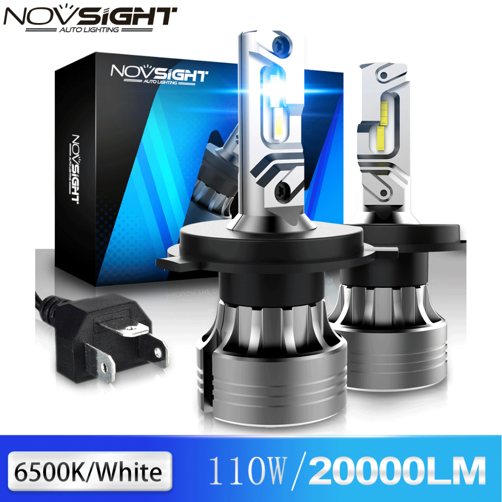 Novsight Mini N55 H4 HB2 9003 LED 汽車大燈 110w 20000lm 6500k 即插