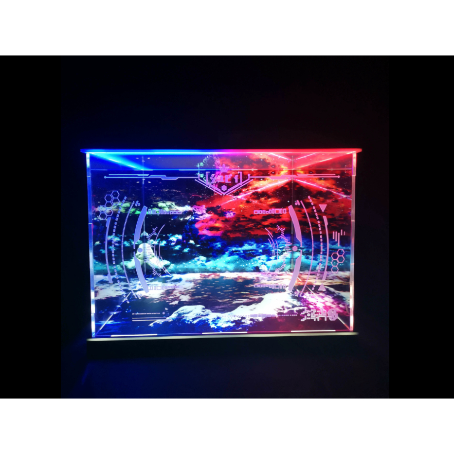 【可客制】GSC 遊戲人生 戰損 朱碧 休比 多拉 專用 LED 展示盒