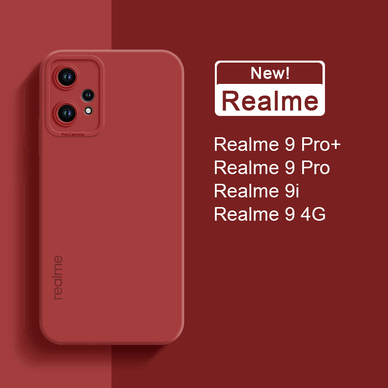 全新時尚軟矽膠手機殼 Realme 9 Pro 9i Pro+ Plus 10 Pro Plus 5G 4G 外殼糖果色