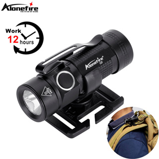 Alonefire 迷你便攜式 LED 手電筒 X29 兒童和女士長強度袖珍手電筒釣魚徒步旅行背包帽子 CR123A 1