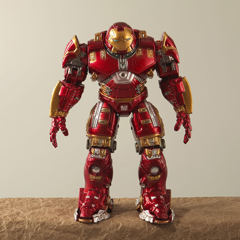 現貨 17cm 漫威 復仇者聯盟2：奧創紀元 鋼鐵俠 反浩克裝甲 马克44 Iron Man公仔人偶模型娃娃手辦擺件玩具