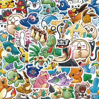 肆元dé 手繪風寶可夢貼紙 pokemon貼紙 1000款 寶可夢貼紙 塗鴉貼紙 防水塗鴉貼紙 水杯裝飾 卡通貼畫 筆記