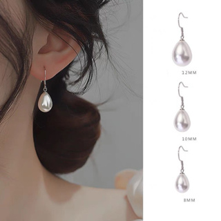 日韓簡約珍珠復古水滴高級氣質港風小眾設計感耳環
