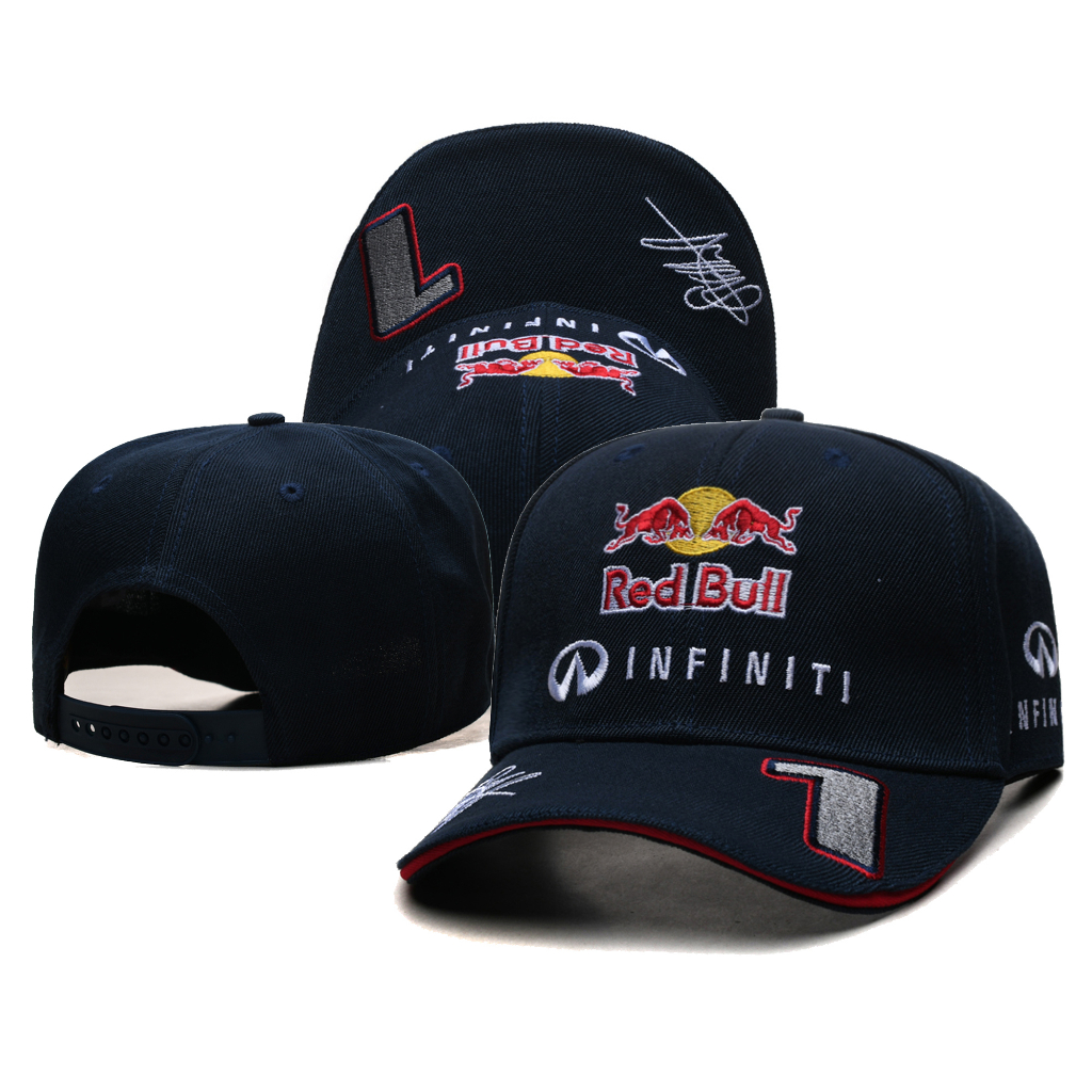 2022red Bull F1 賽車團隊配方 1 個極限運動團隊男女通用男士女士平沿帽帽子, 帶可調節帽