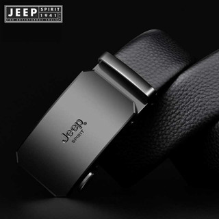 Jeep SPIRIT 1941 ESTD 頂層牛皮自動扣皮帶(多種選擇)