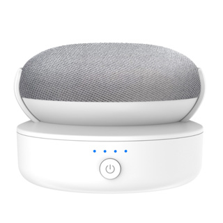 Nest Mini 第 2 代 5000mAh 9H Play Time 便攜式 Google 智能音箱支架移動電源安裝