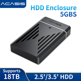Acasis 2.5/3.5 SATA USB3.0 外接硬碟盒 Type-C/電源開關/DC 12V.2A 5Gp