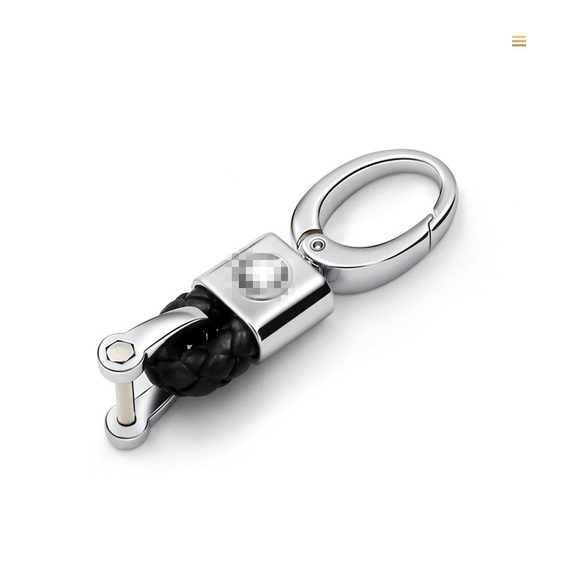 【現貨】送螺絲刀 拆裝方便 賓士-黑色 Benz 鑰匙扣 大頭扣 汽車鑰匙掛件 編織繩鑰匙環