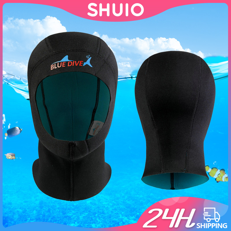 Shuio 氯丁橡膠潛水衣罩水肺潛水罩 1MM 3MM 潛水帽衝浪保暖罩,用於皮划艇浮潛
